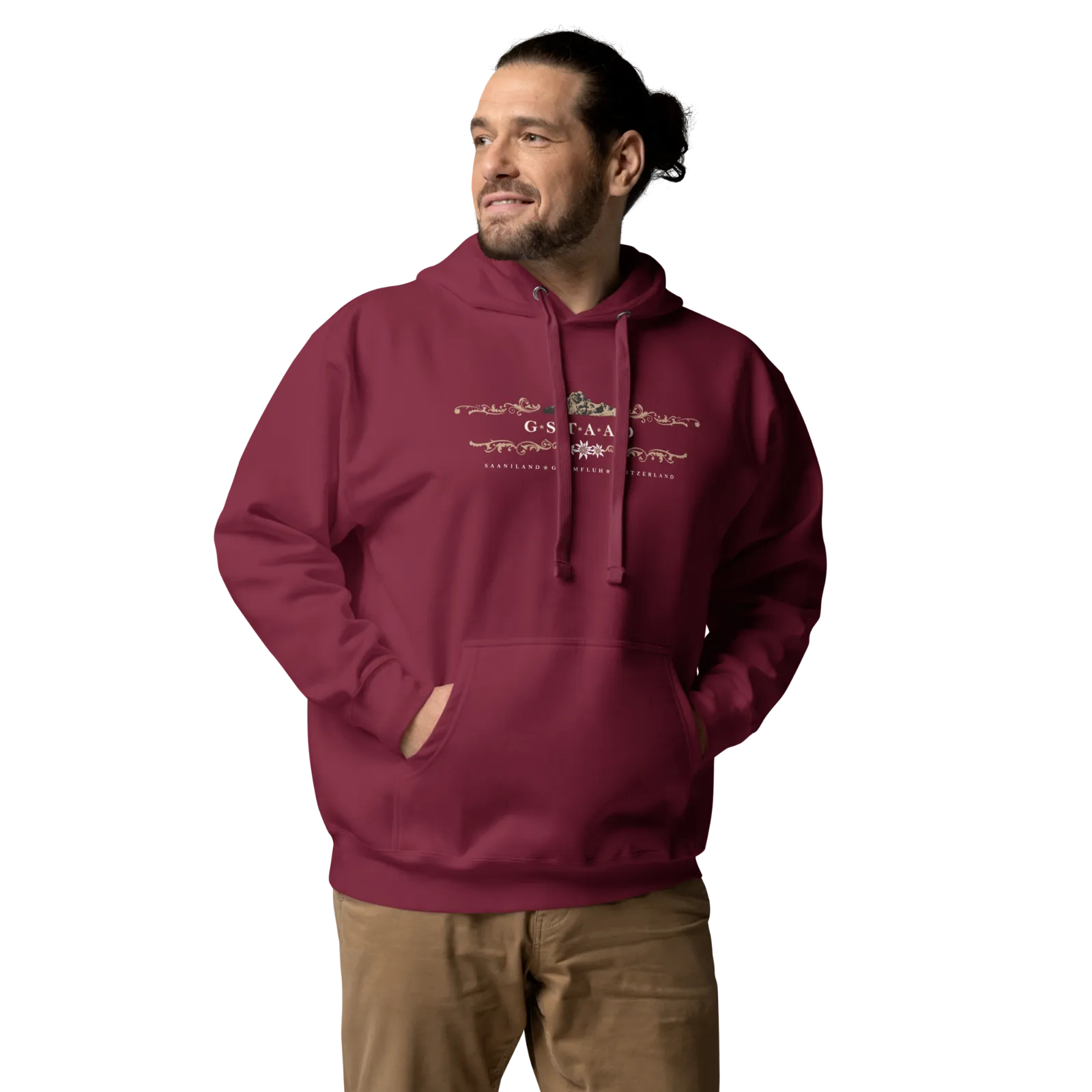 unisex-premium-hoodie-maroon-front-64ade96a12b2e