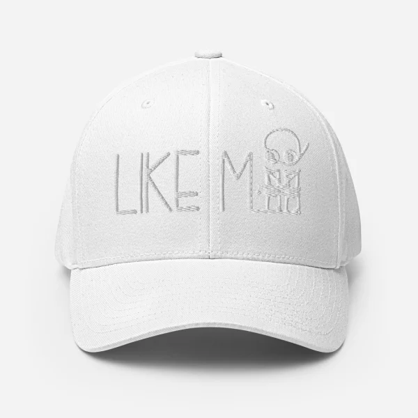 Casquette Structurée LIKE Mii, broderie blanche